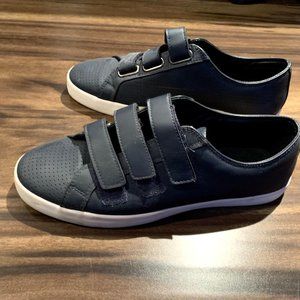 Zara Blue black Men Shoes with straps Size : 43